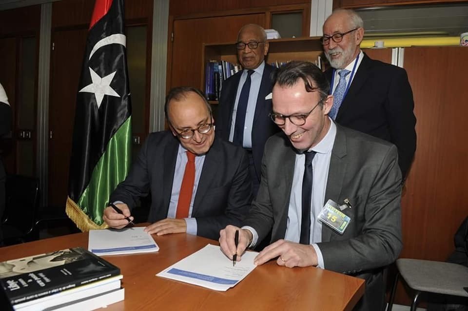 توقيع اتفاقية لتحديث متحف طرابلس بين مؤسسة أليف و البعثة الأثرية الفرنسية