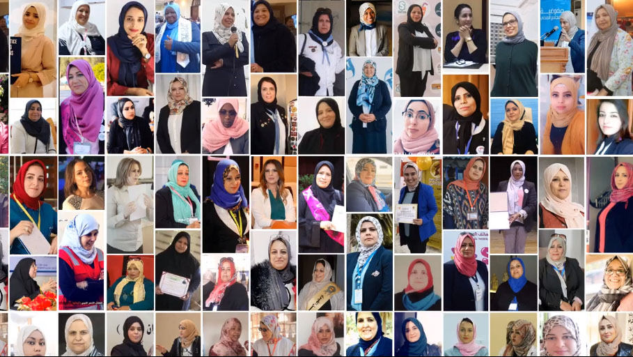 دور المرأة الليبية الريادي في المشاركة في الحياة العامة في ليبيا من خلال منظمات المجتمع المدني